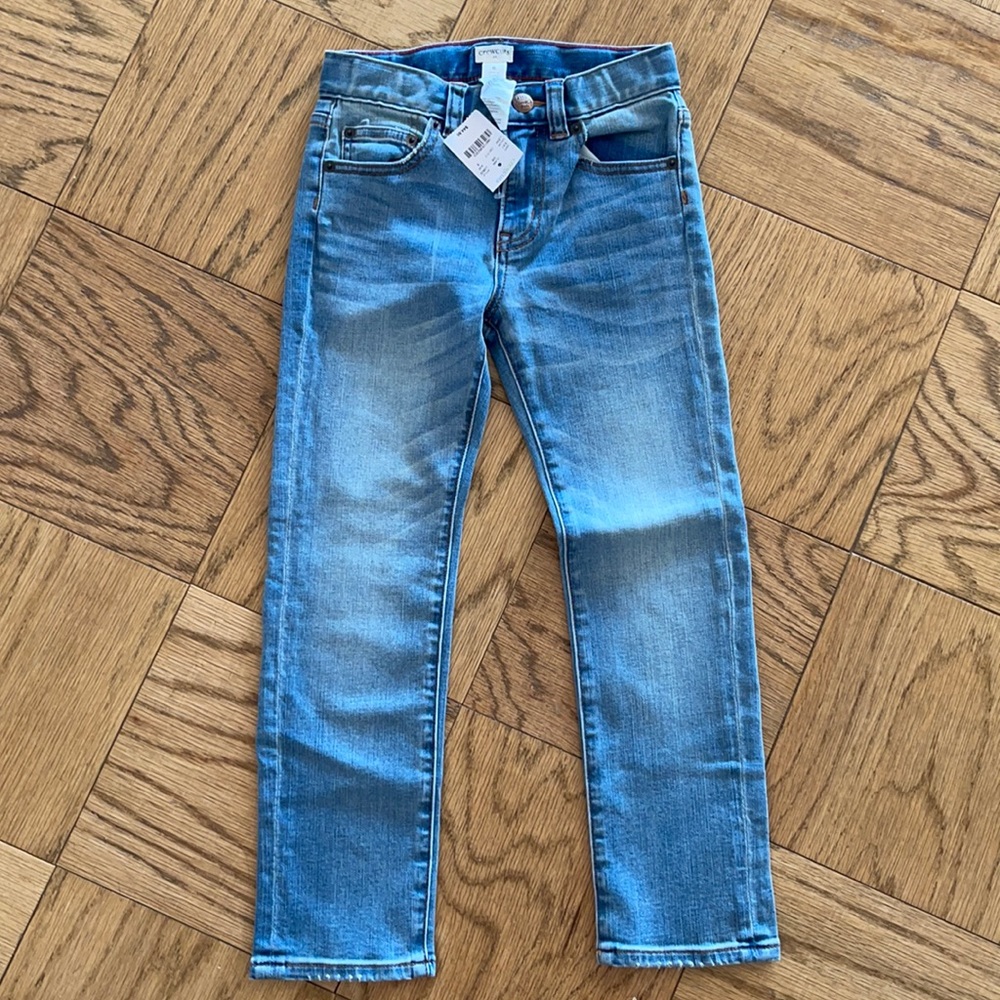 J Crew crewcuts light blue boys slim jeans size 6